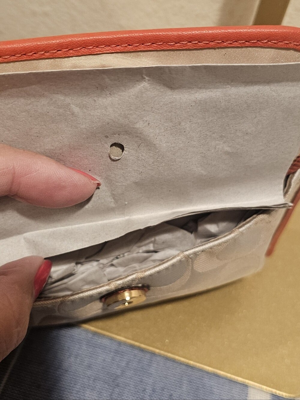 Coach Ash Signature Mini Wallet - Picture 6 of 7